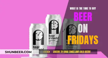 Best Time to Buy Beer on Fridays