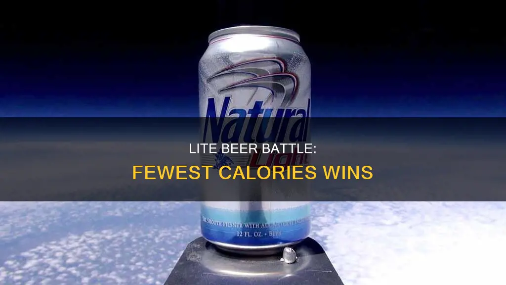 what lite beer has the least amount of calories