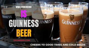 Guinness Beer: Understanding Its Unique Percentage Composition