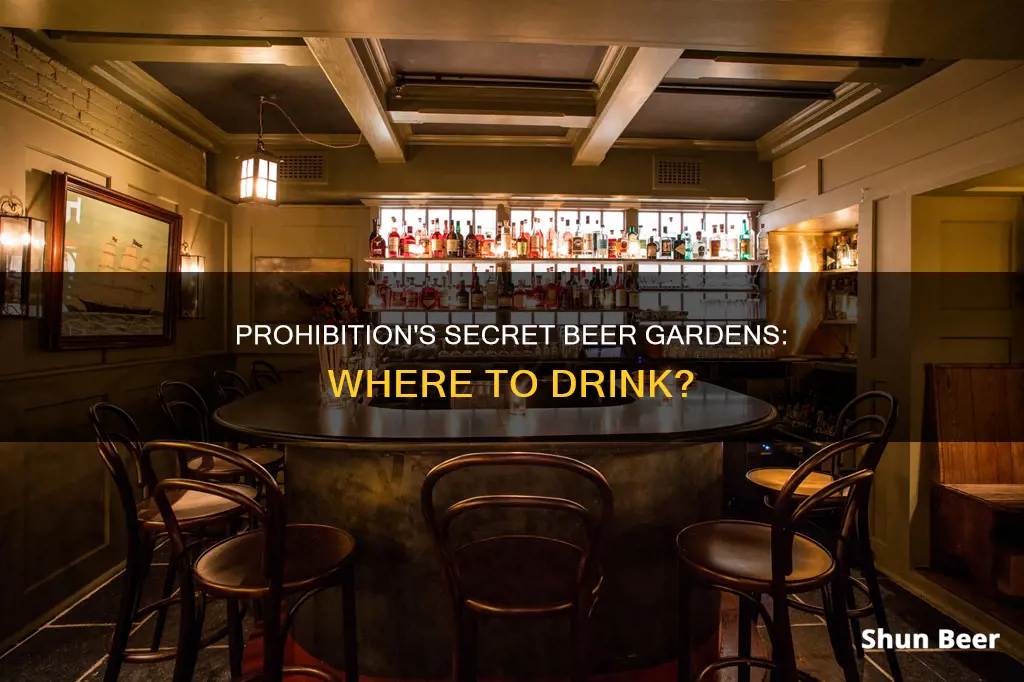 what places called you could buy beer during prohibition