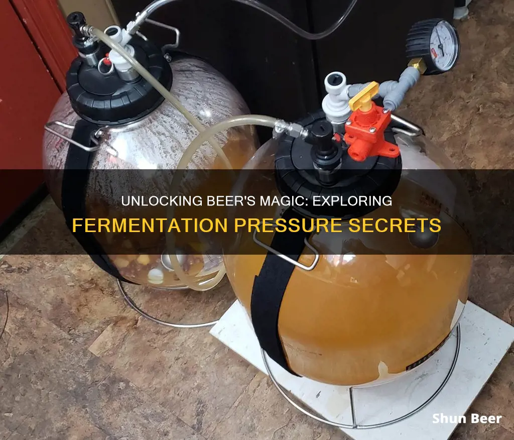 what pressure to ferment beer