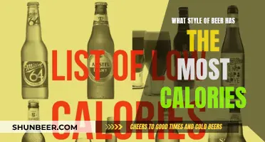 Beer Calories: Styles and Their Surprising Energy Counts