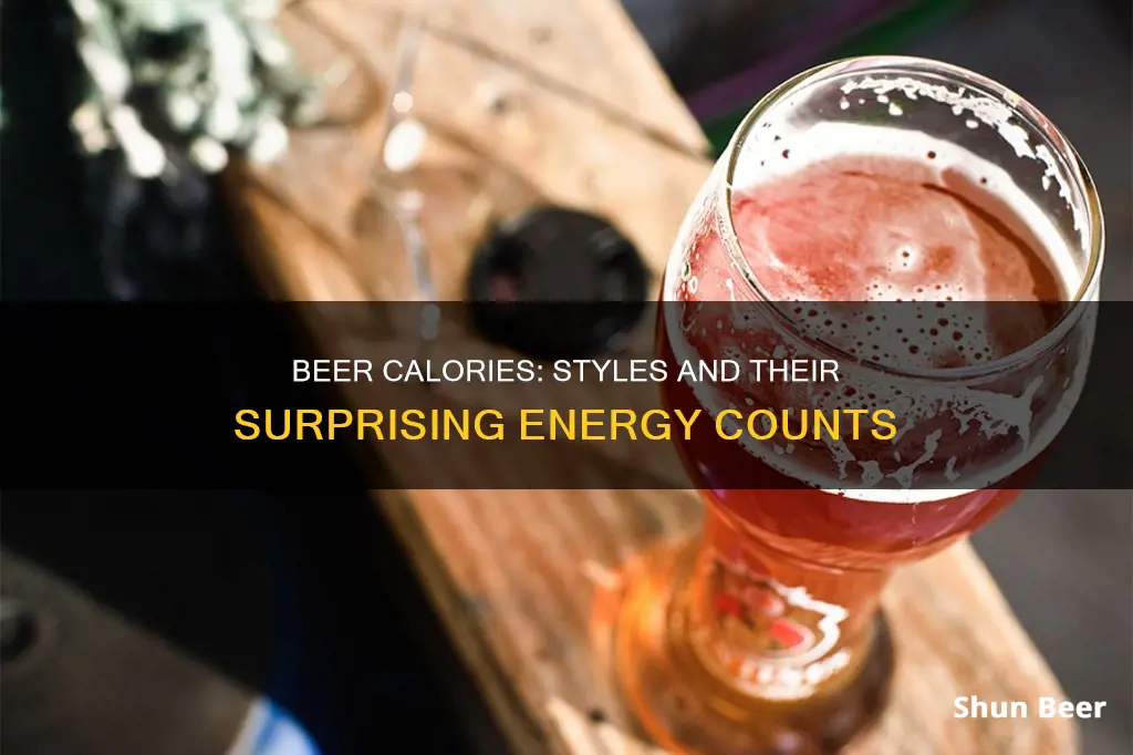 what style of beer has the most calories