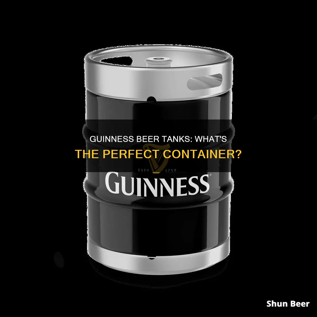 what tank goes on a guinness beer