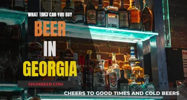 Buying Beer in Georgia: Legal Timing Explained