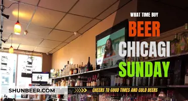 Best Time to Buy Beer in Chicago on Sundays