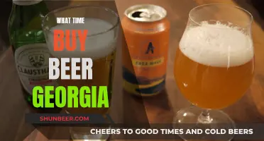 Best Time to Buy Beer in Georgia