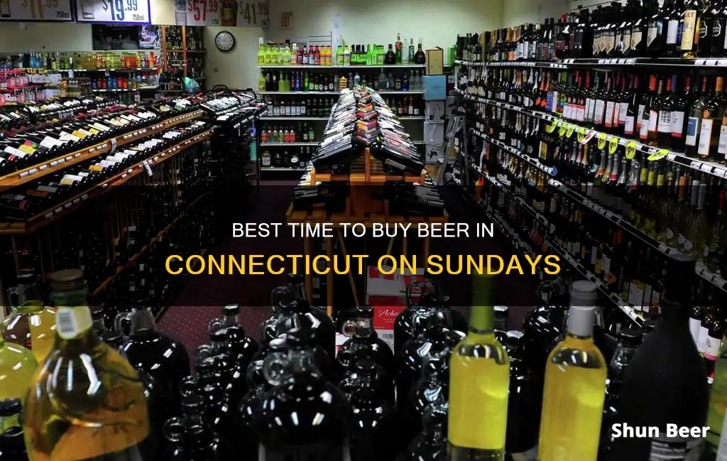 what time buy beer on sunday ct