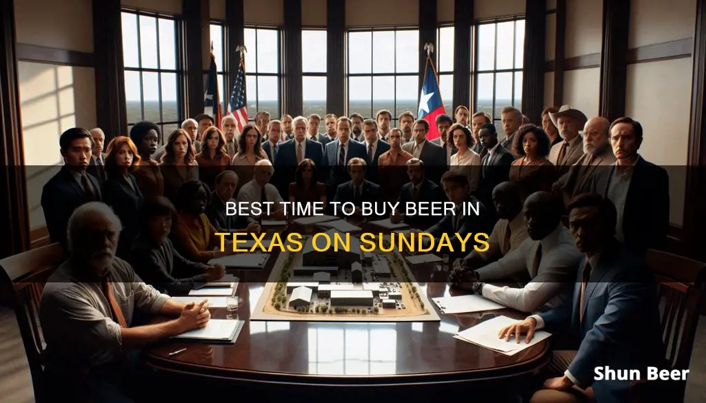 what time buy beer on sunday in texas