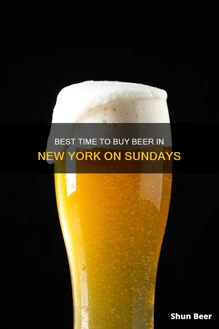 what time buy beer sunday new york