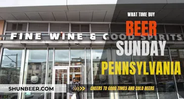 Pennsylvania's Sunday Beer Buying Hours Explained