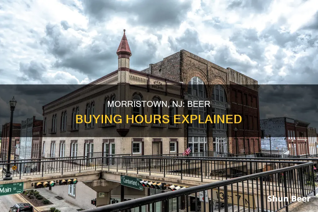 what time can buy beer morristown nj