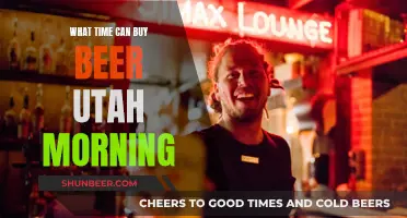 Morning Beer in Utah: Understanding Time Restrictions