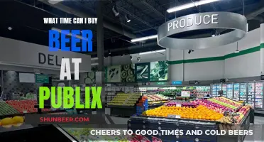 When to Buy Beer at Publix