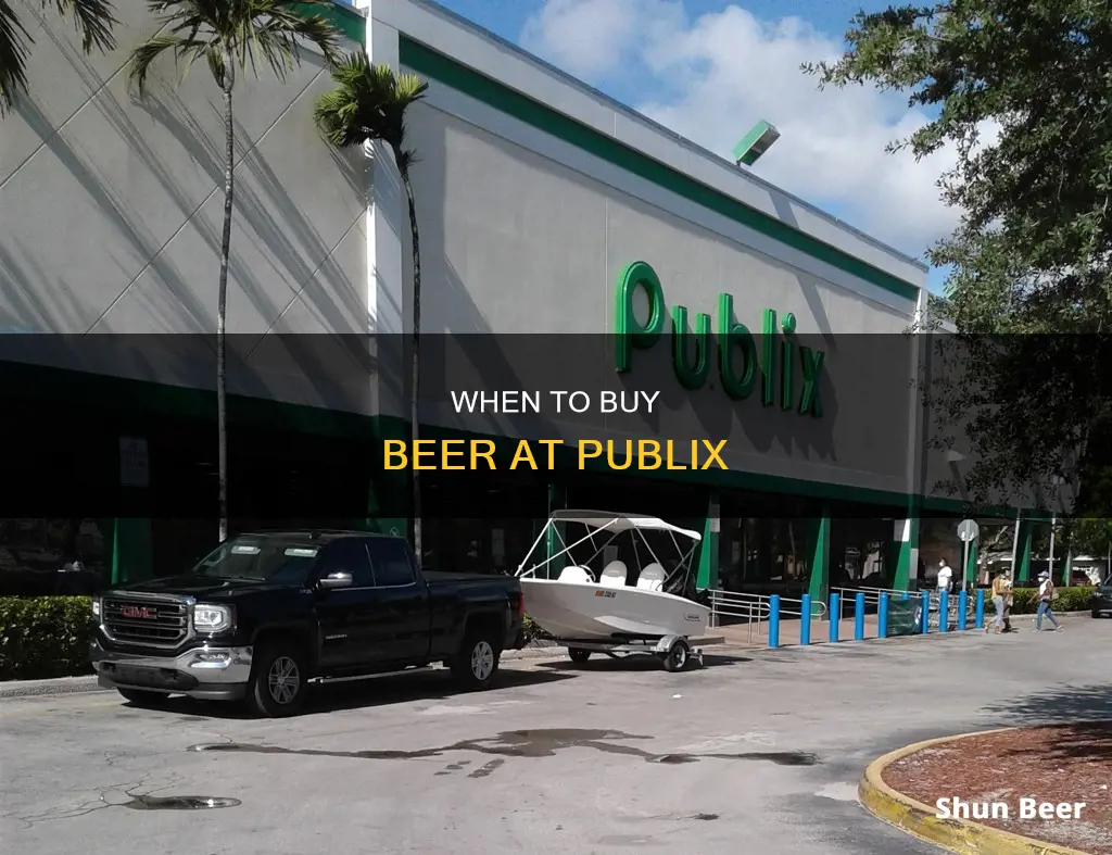 what time can i buy beer at publix