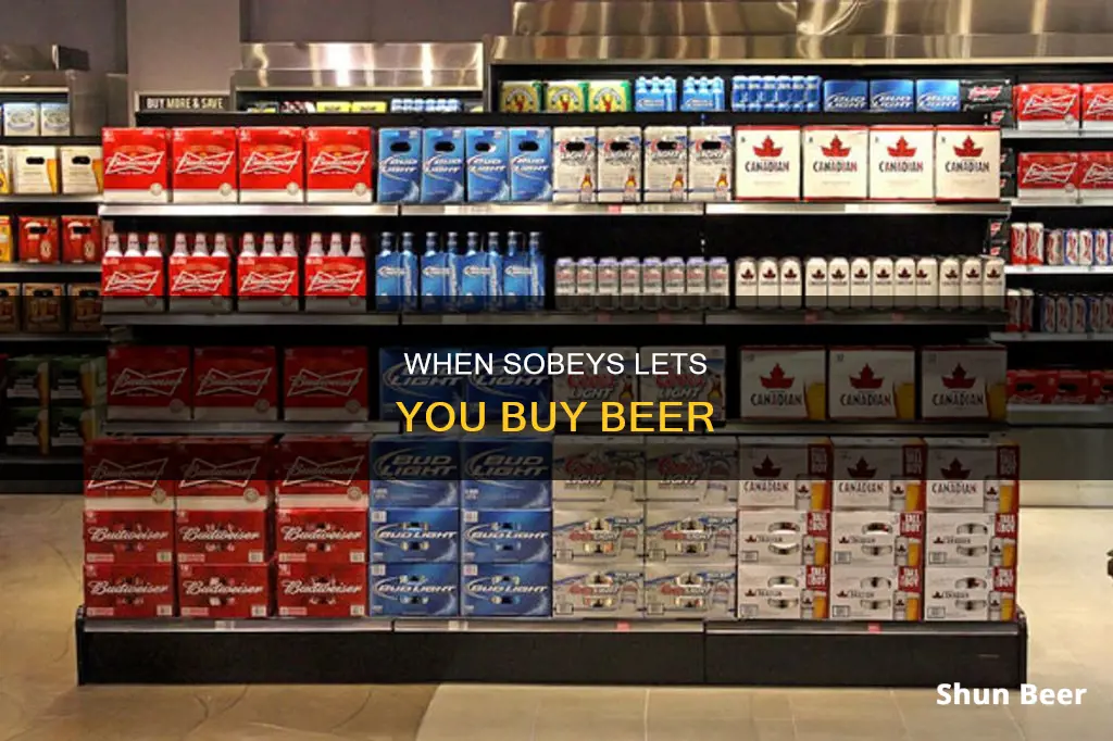 what time can i buy beer at sobeys