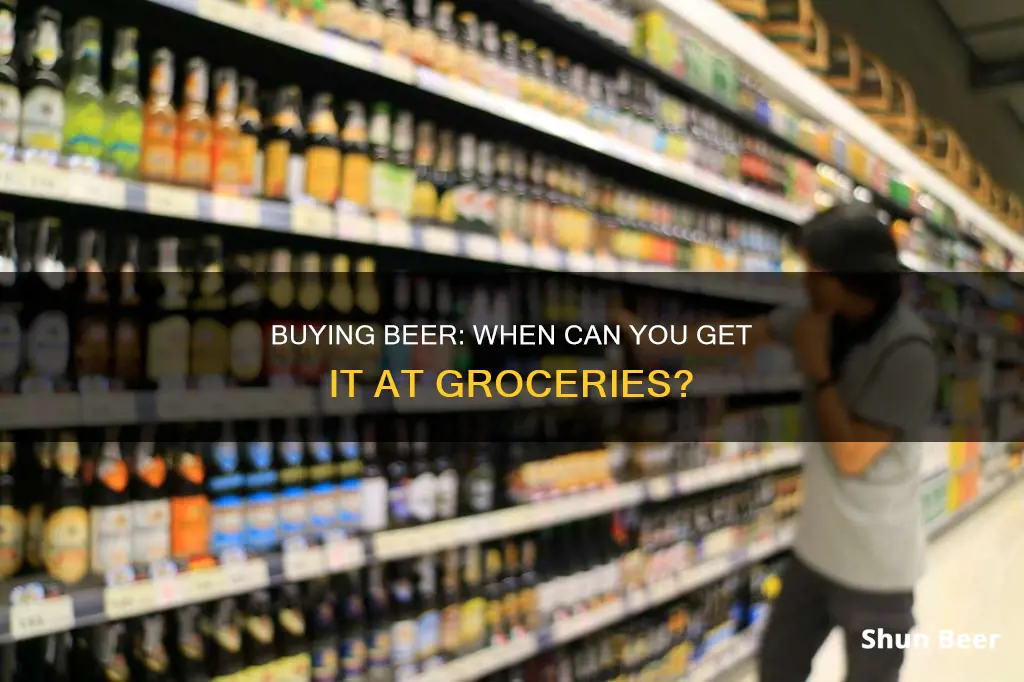 what time can i buy beer at the grocery store