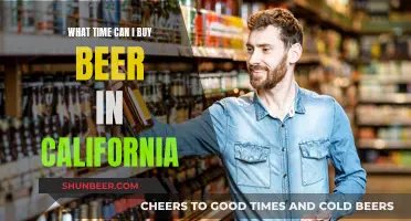 California's Beer Buying Hours: When Can I Buy?