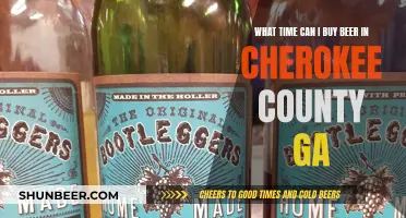 When to Buy Beer in Cherokee County, Georgia