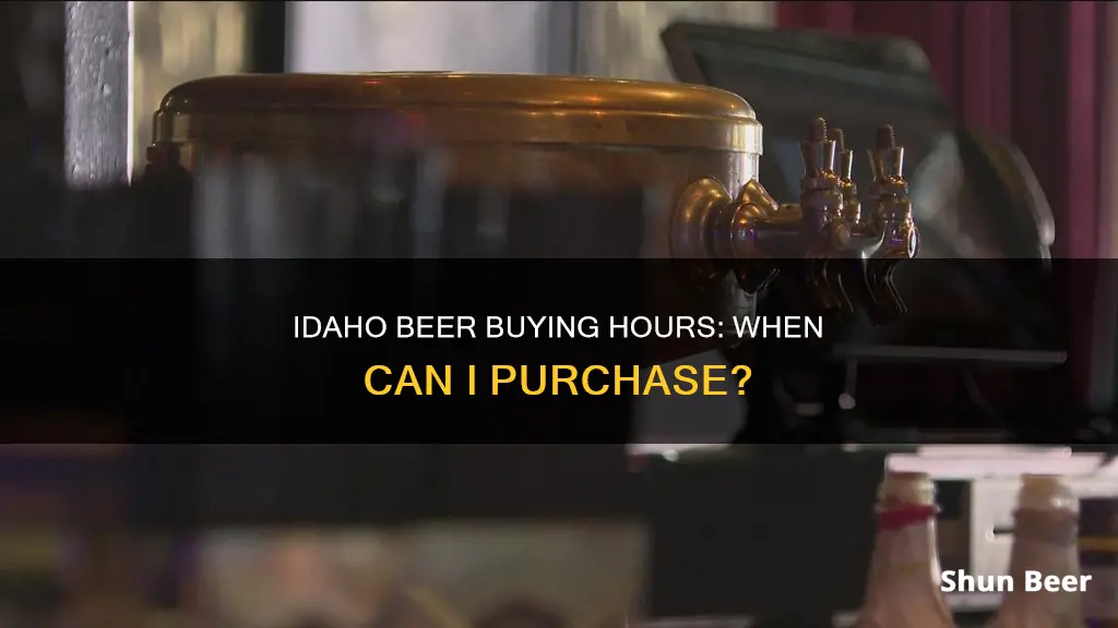 what time can i buy beer in idaho