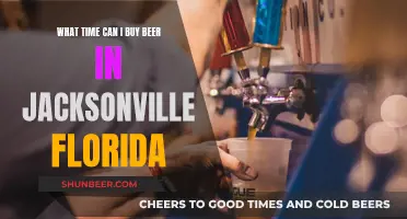 Jacksonville, Florida: Beer Buying Time Restrictions