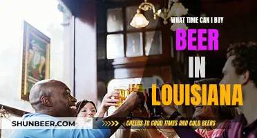 Louisiana's Beer Buying Hours: When Can I Buy?