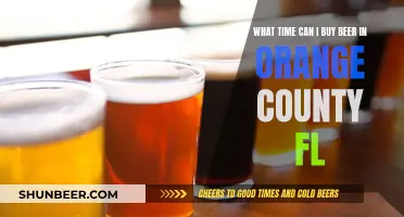 When to Buy Beer Legally in Orange County, FL