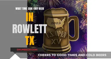 Best Time to Buy Beer in Rowlett, Texas