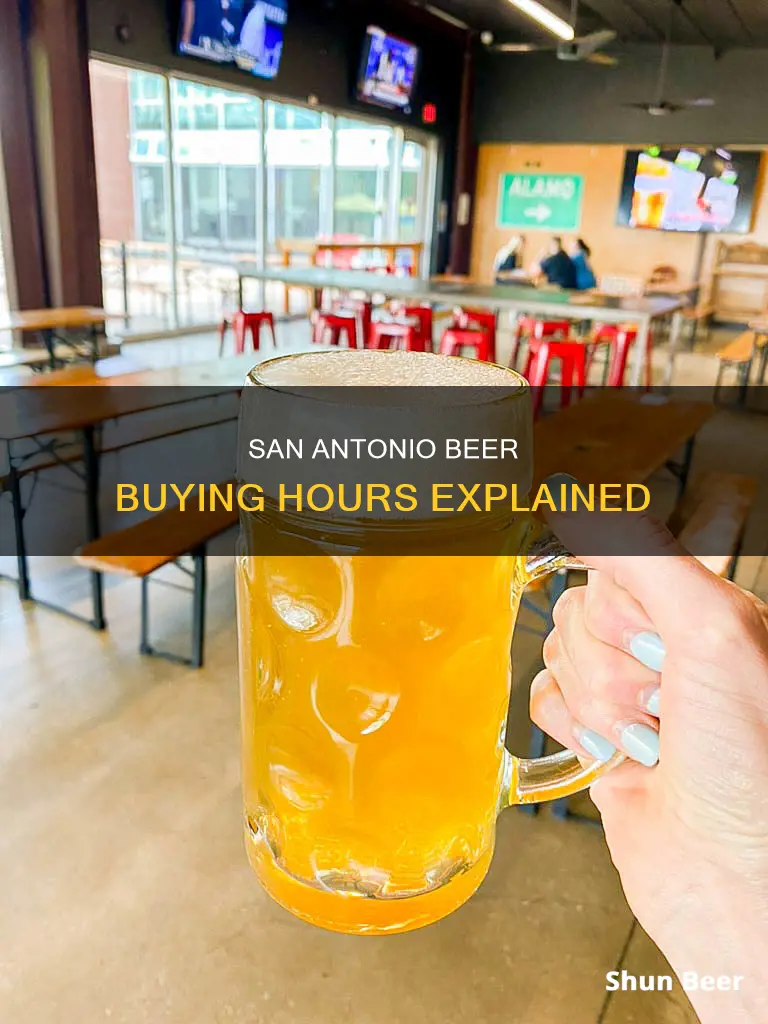 what time can i buy beer in san antonio