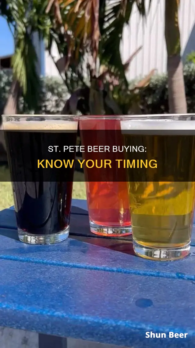 what time can i buy beer in st pete