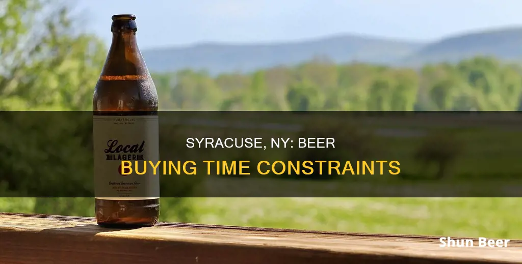 what time can i buy beer in syracuse ny