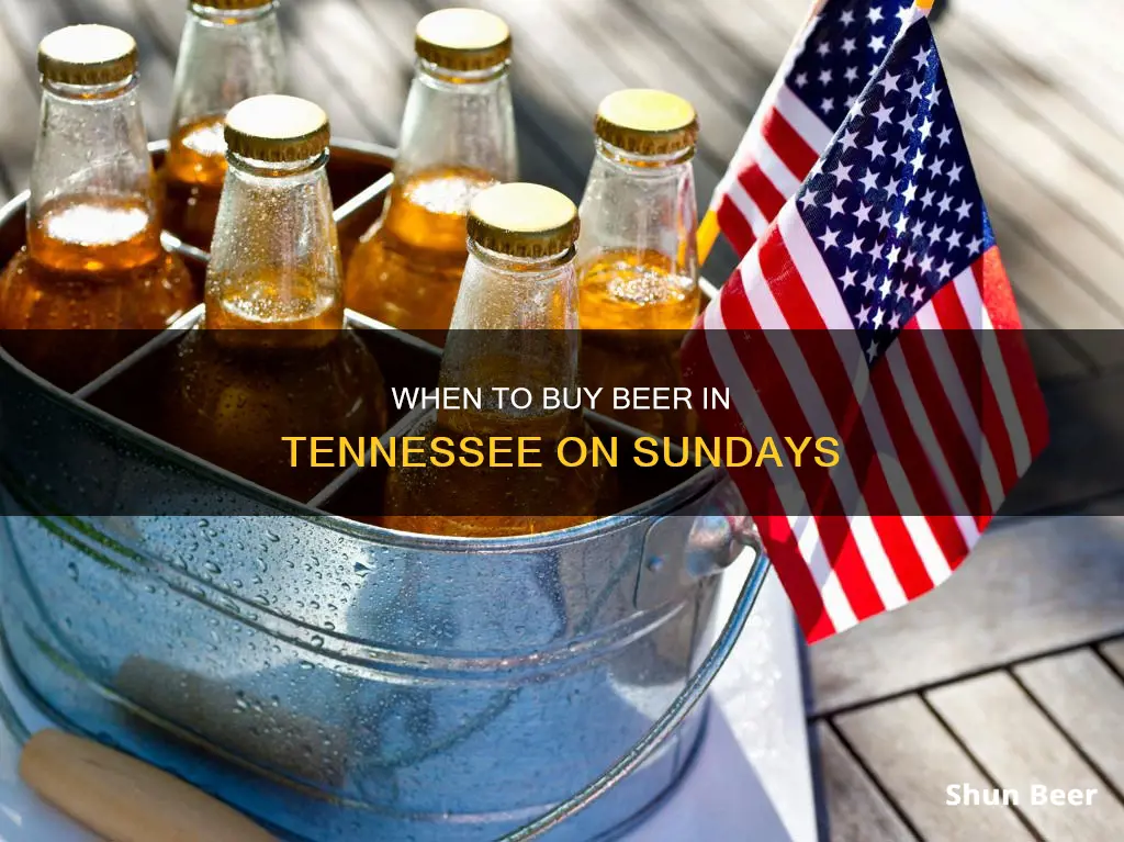 what time can i buy beer in tn on sunday