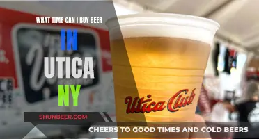 Buying Beer in Utica, NY: Know the Legal Hours