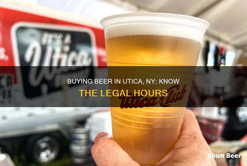 what time can i buy beer in utica ny