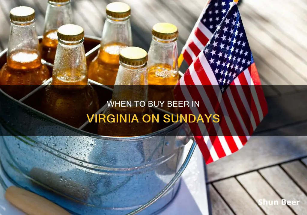 what time can i buy beer in virginia on sunday