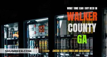 Best Time to Buy Beer in Walker County, Georgia