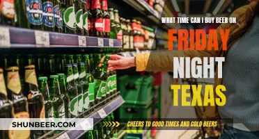 Buying Beer Late on Friday Nights in Texas