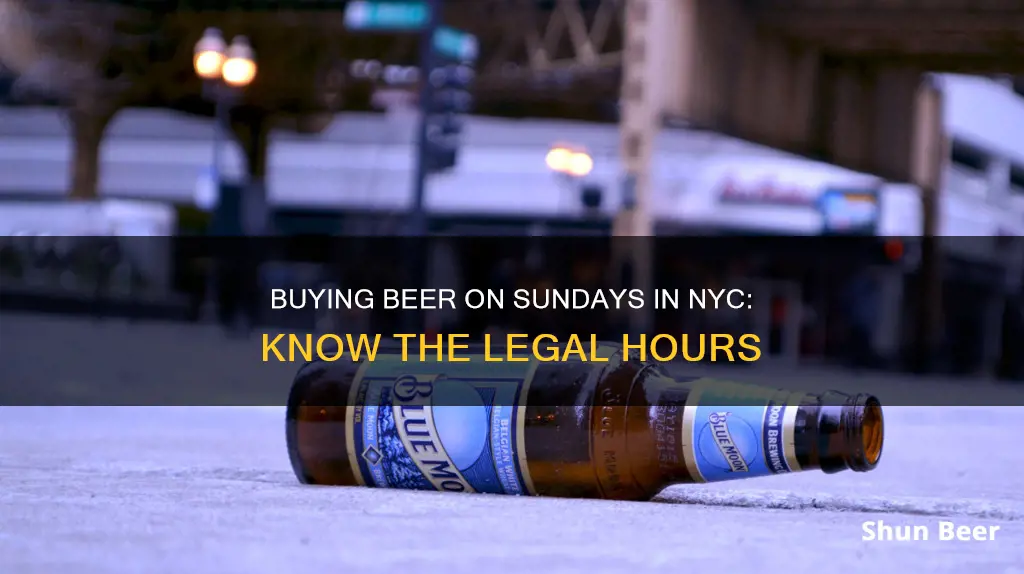 what time can i buy beer on sunda in ncy