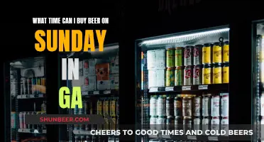 Buying Beer in Georgia: Sunday Shopping Laws Explained