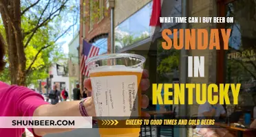 When to Buy Beer on Sundays in Kentucky