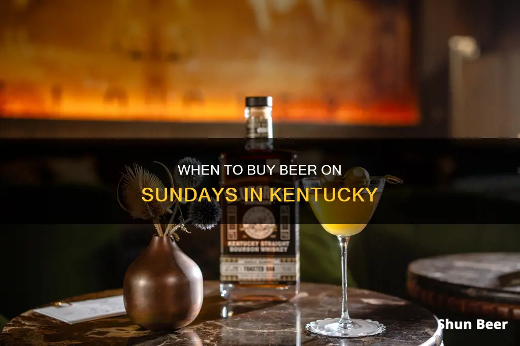 what time can i buy beer on sunday in kentucky