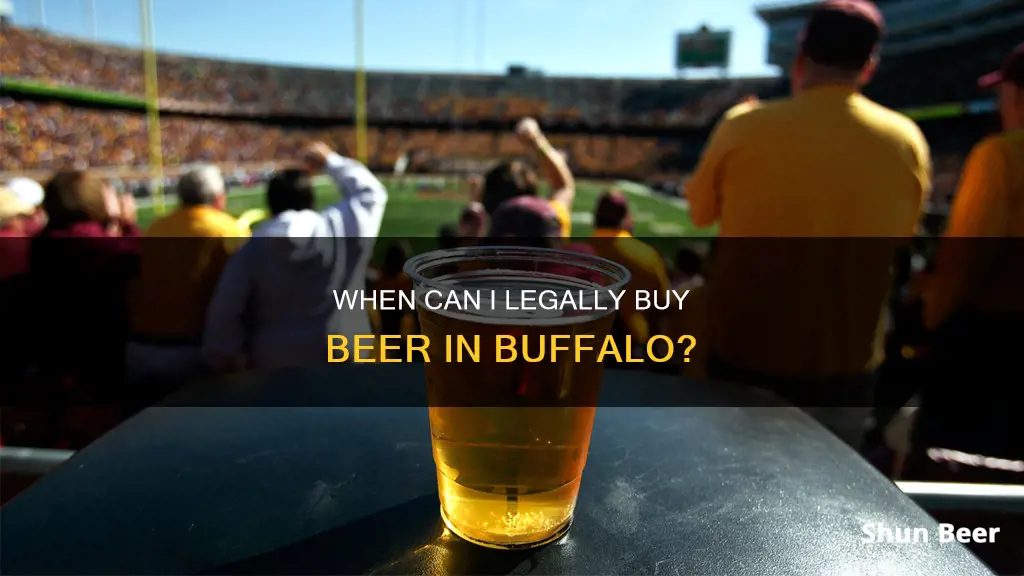 what time can i start buying beer in buffalo ny