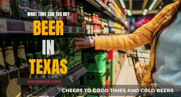 When Can Texans Legally Buy Beer?