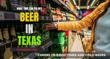 Best Time to Buy Beer in Texas