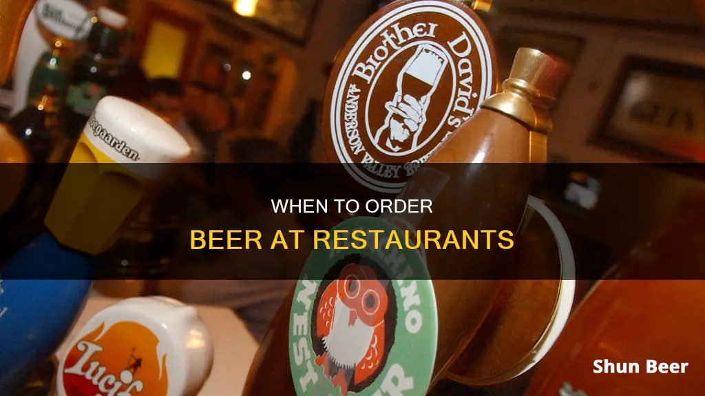 what time can you buy beer at a restaurant