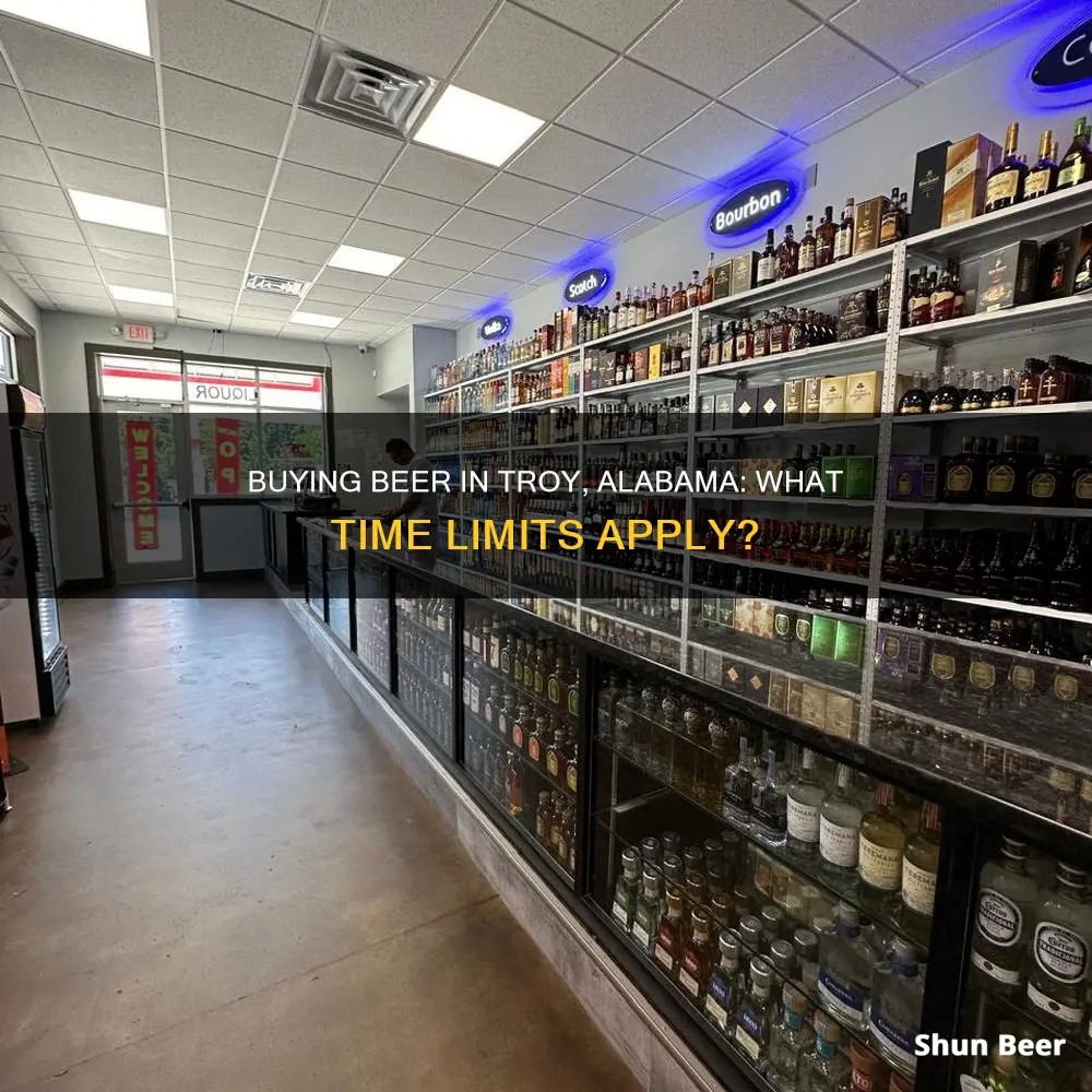 what time can you buy beer at in troy alabama