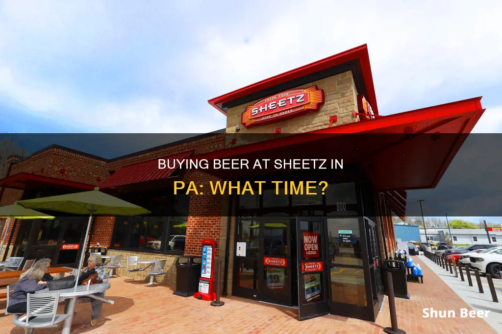 what time can you buy beer at sheetz in pa