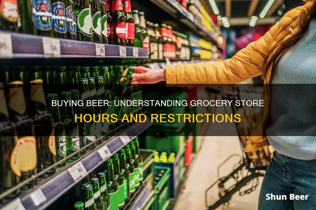 what time can you buy beer at the crocery store