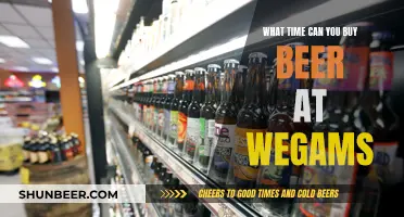 When can I buy beer at Wegmans?