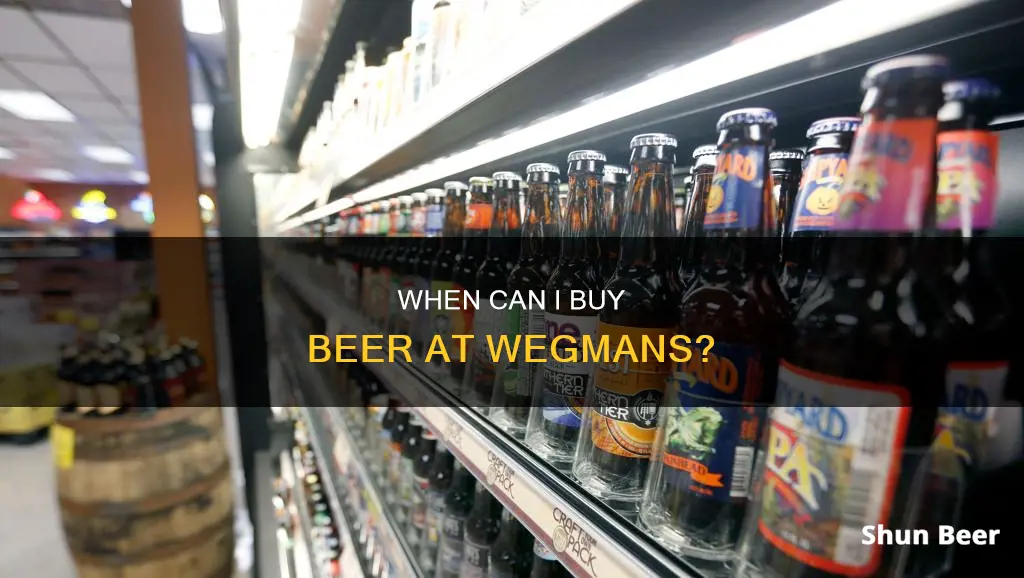 what time can you buy beer at wegams